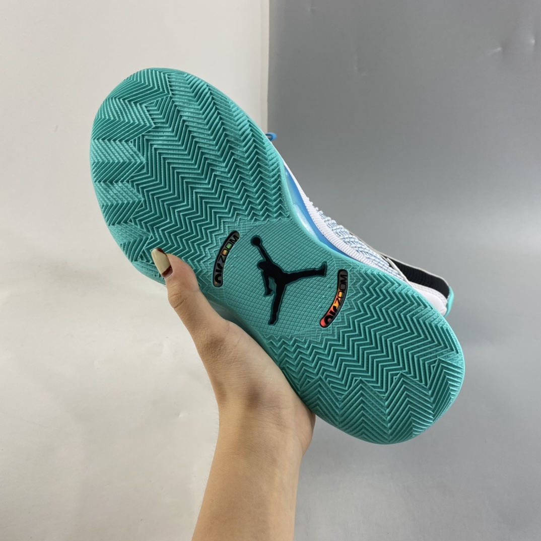P300  灭世版  Air  Jordan 35 GC PF“Morpho”湖水绿 郭艾伦专业实战篮球鞋CZ8153-100