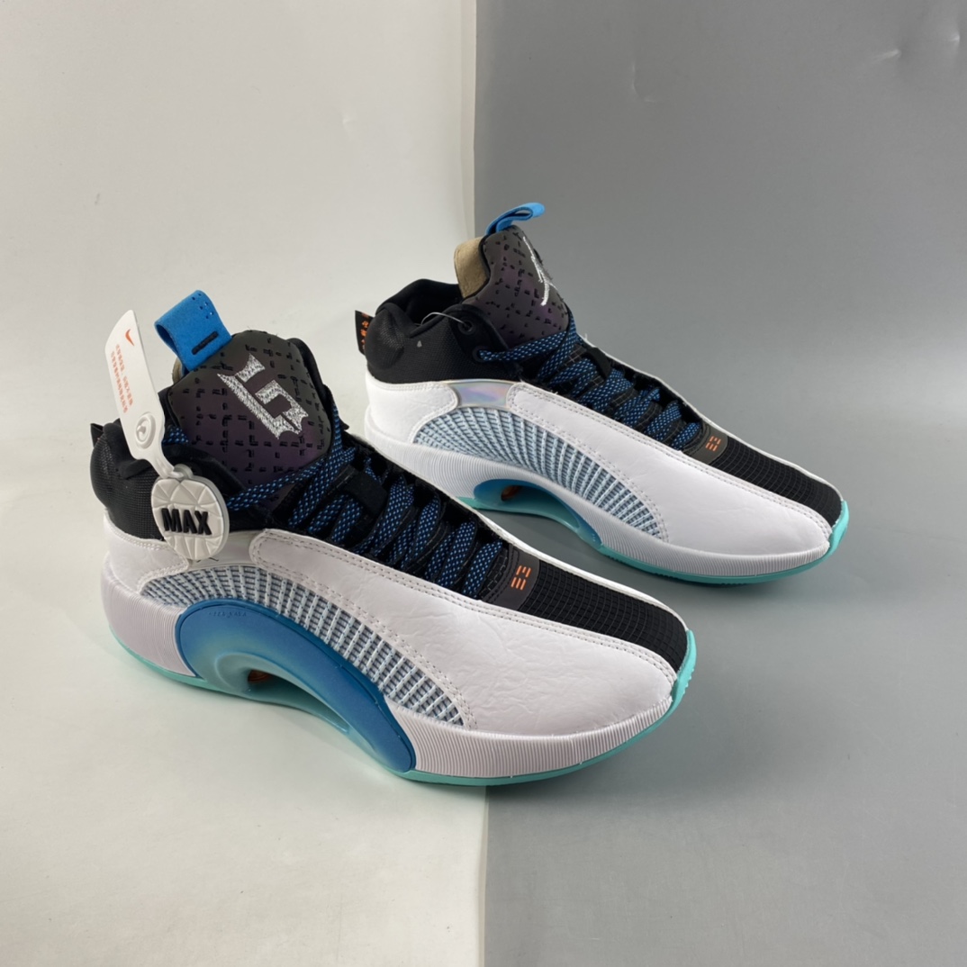 P300  灭世版  Air  Jordan 35 GC PF“Morpho”湖水绿 郭艾伦专业实战篮球鞋CZ8153-100