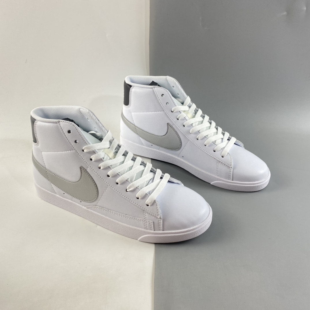 P160  NIKE Blazer Mid Retro 开拓者皮面高帮百搭休闲运动板鞋 AV9375-106