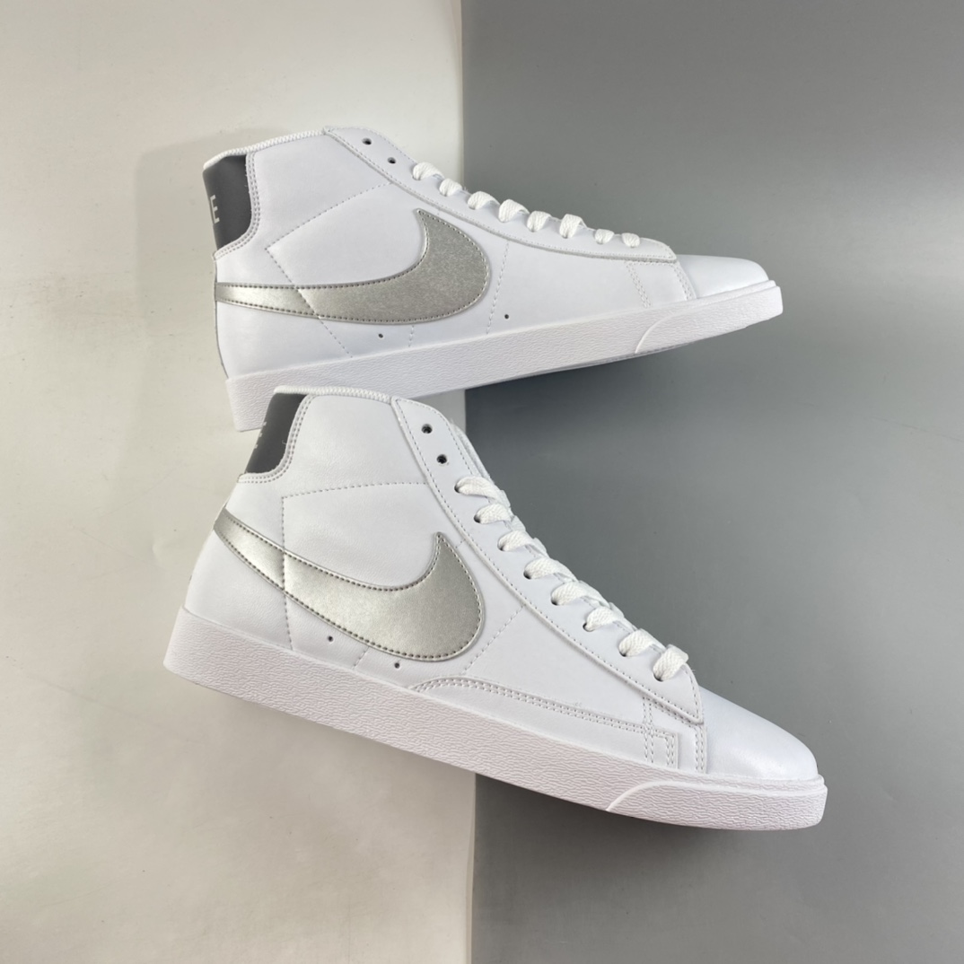 P160  NIKE Blazer Mid Retro 开拓者皮面高帮百搭休闲运动板鞋 AV9375-106