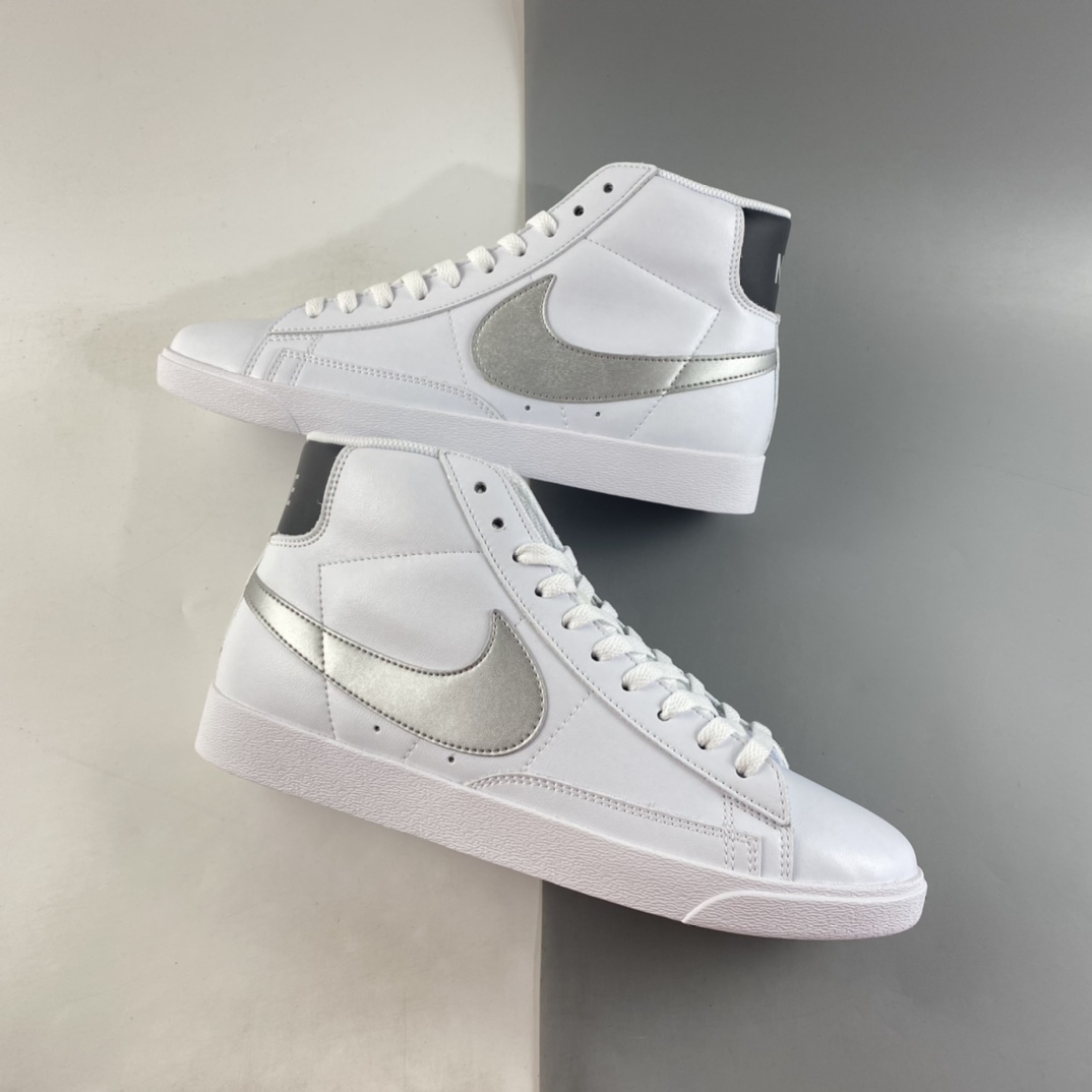 P160  NIKE Blazer Mid Retro 开拓者皮面高帮百搭休闲运动板鞋 AV9375-106