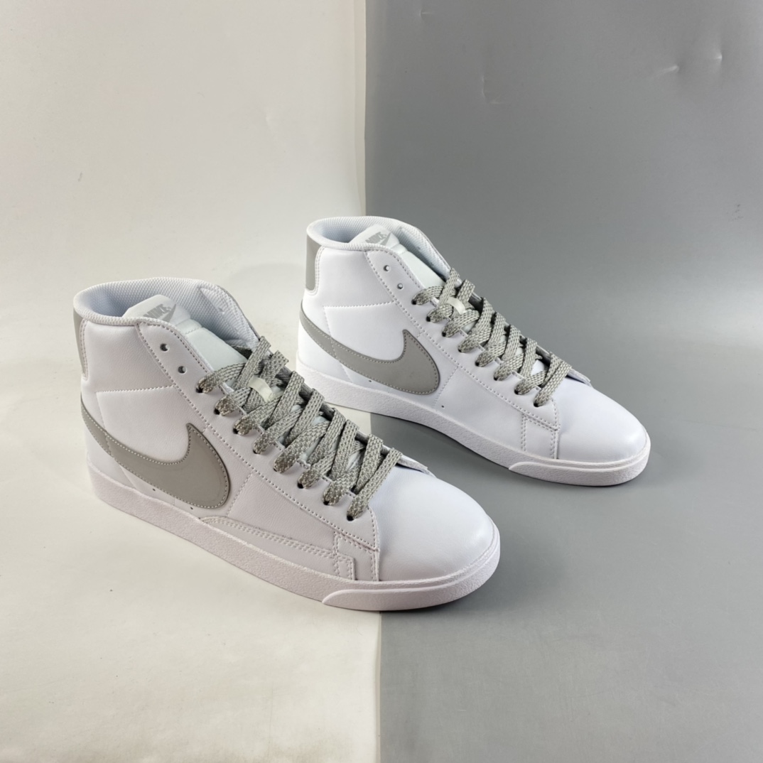 P160  NIKE Blazer Mid Retro 开拓者皮面高帮百搭休闲运动板鞋 845054-106