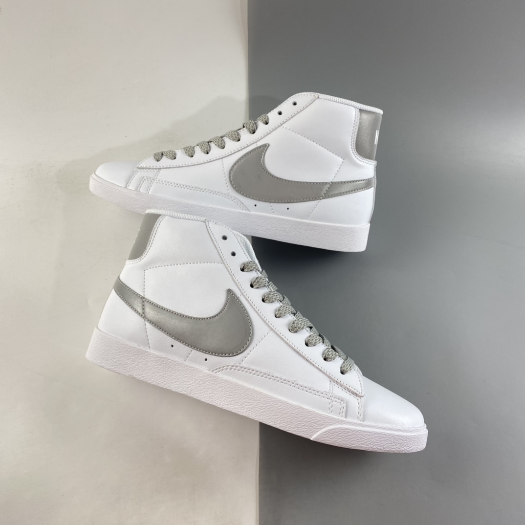 P160  NIKE Blazer Mid Retro 开拓者皮面高帮百搭休闲运动板鞋 845054-106