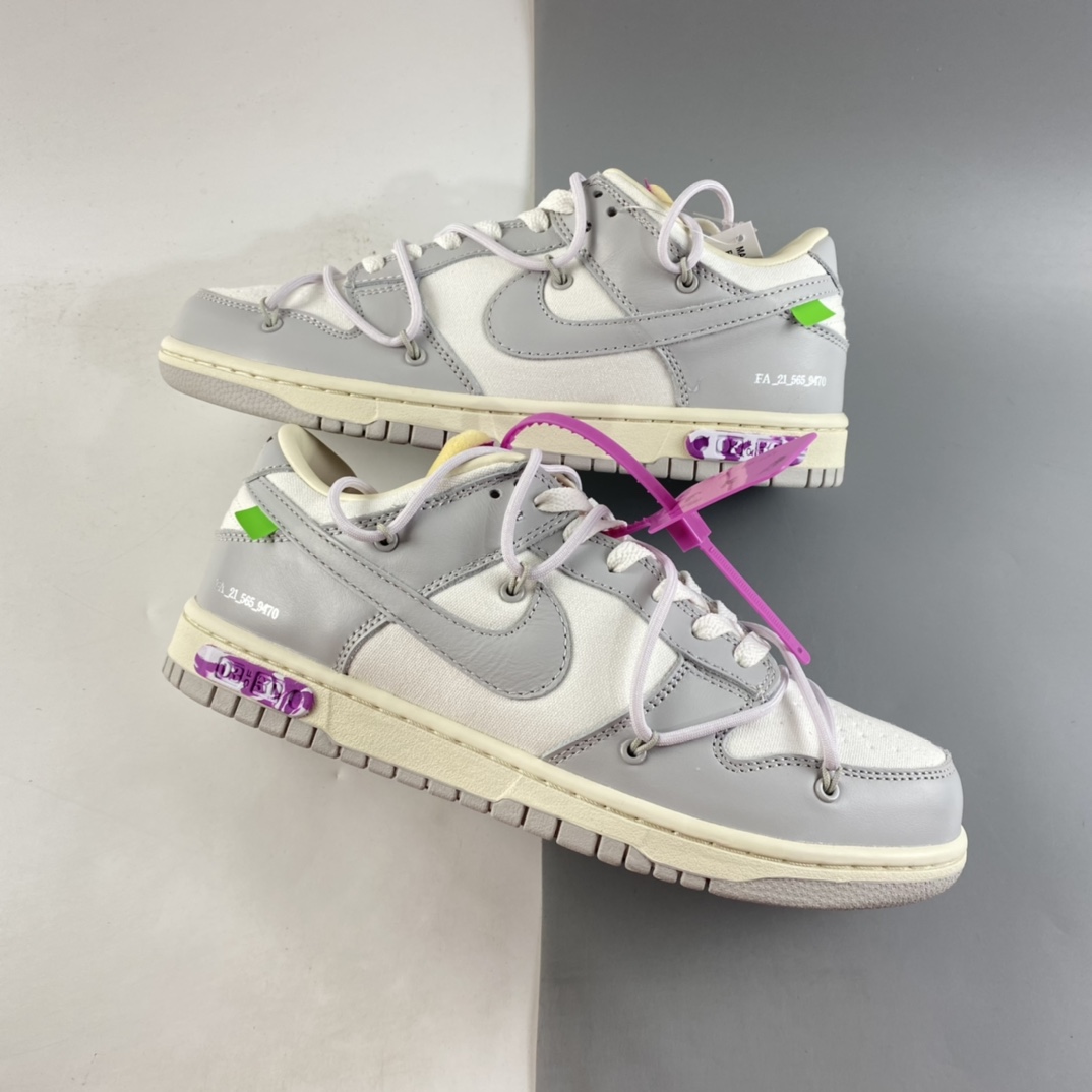 P280 Off-White x Nike SB Dunk Low”The 50”扣篮系列低帮经典百搭休闲运动板鞋 DM1602-118