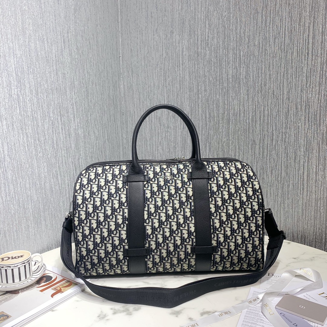 Dior Bags Handbags Beige Black Polishing Cowhide Oblique