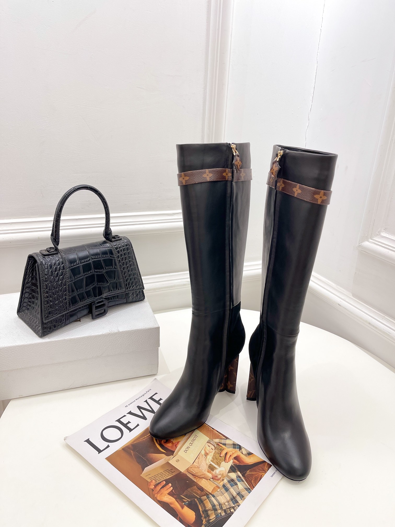 Louis Vuitton Designer
 Short Boots Splicing Cowhide Genuine Leather Sheepskin Fall/Winter Collection