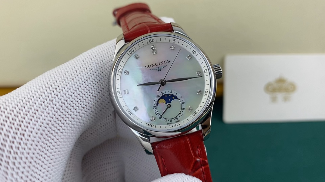 Longines 皇家 浪琴名匠系列女款月相少见的女神款