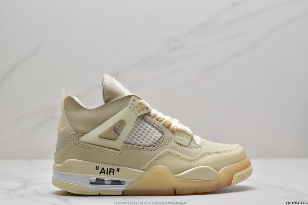 380 耐克/Nike Air Jordan 4 Retr OG”White/Cement”AJ4代中帮复古休闲运动文化篮球鞋CV9388-100