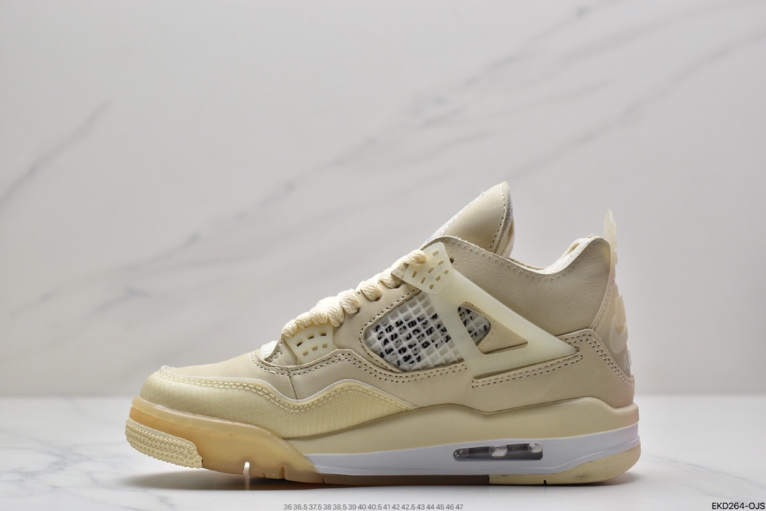 380 耐克/Nike Air Jordan 4 Retr OG”White/Cement”AJ4代中帮复古休闲运动文化篮球鞋CV9388-100