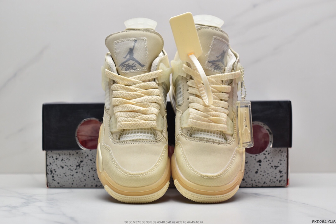 380 耐克/Nike Air Jordan 4 Retr OG”White/Cement”AJ4代中帮复古休闲运动文化篮球鞋CV9388-100