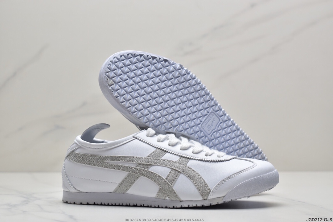 180 日产经典老牌-鬼塚虎Onitsuka Tiger Mexico 66经典墨西哥系列复古经典百搭休闲皮革慢跑鞋