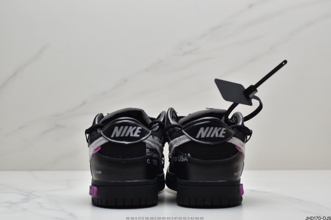 190 Off-White x Nike Dunk Low NO.3白鞋带 蓝扣 纯原大厂DM1602-100
