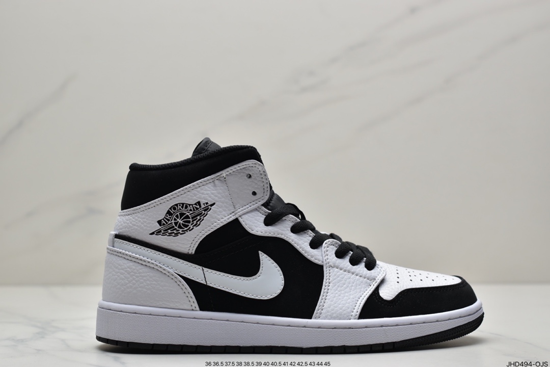 190 Air Jordan 1 Mid ”Obsidian”黑曜石 乔一中邦 554724-174