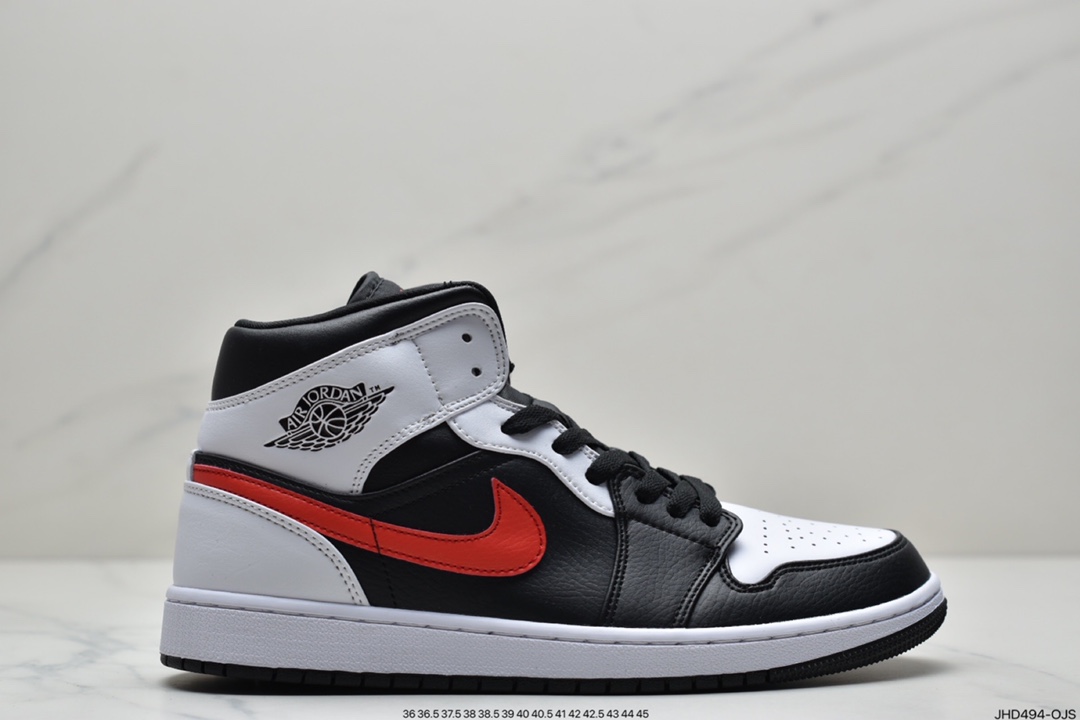 190 Air Jordan 1 Mid ”Obsidian”黑曜石 乔一中邦 554724-174