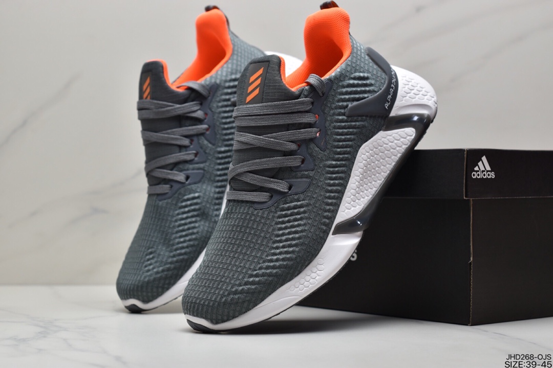190 Adidas 阿迪达斯 AlphaBounce Beyond m 阿尔法10代 网面休闲跑步鞋 CG5625