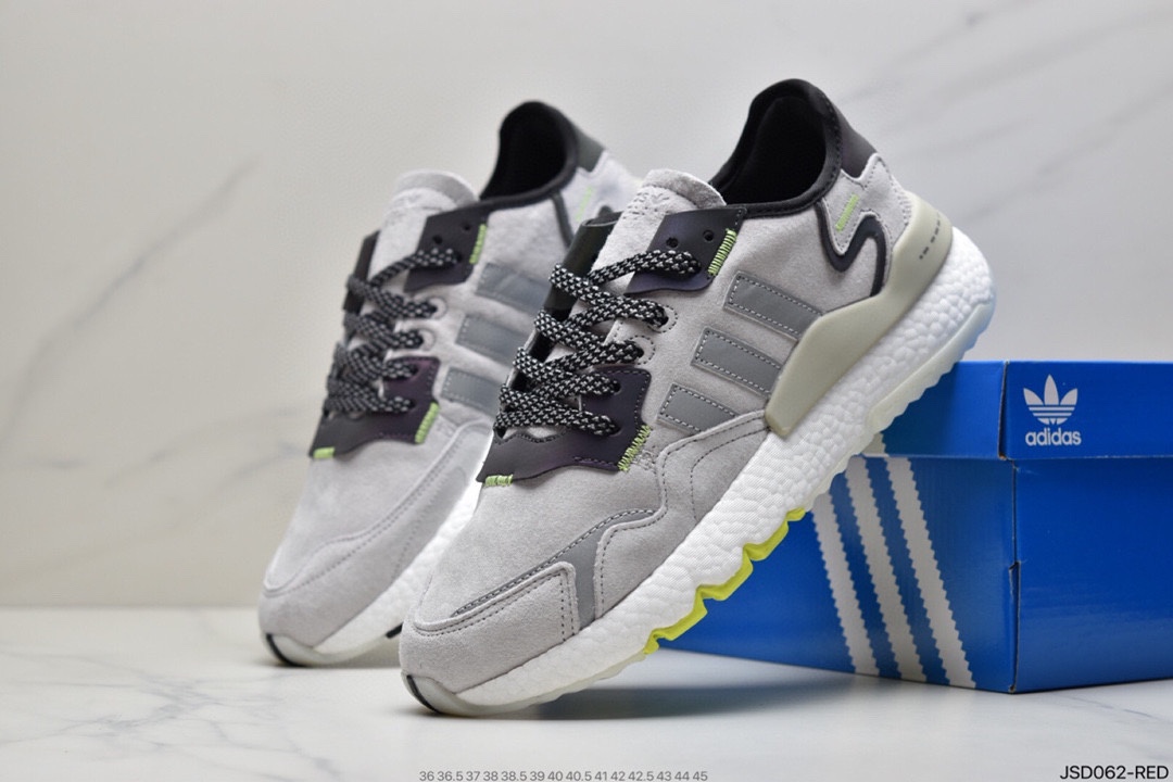 200 阿迪达斯Adidas Nite Jogger 复古休闲运动跑鞋FV3585