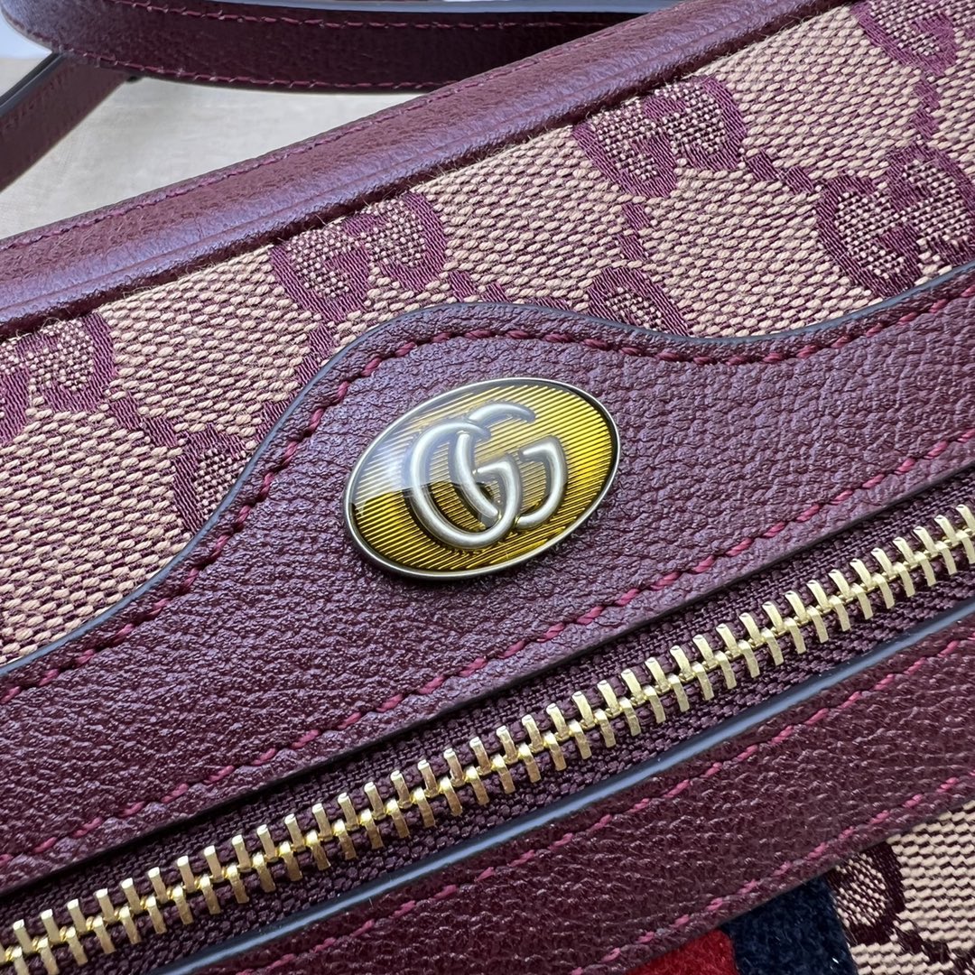 GUCCI古驰Ophidia系列织带迷你手袋517350