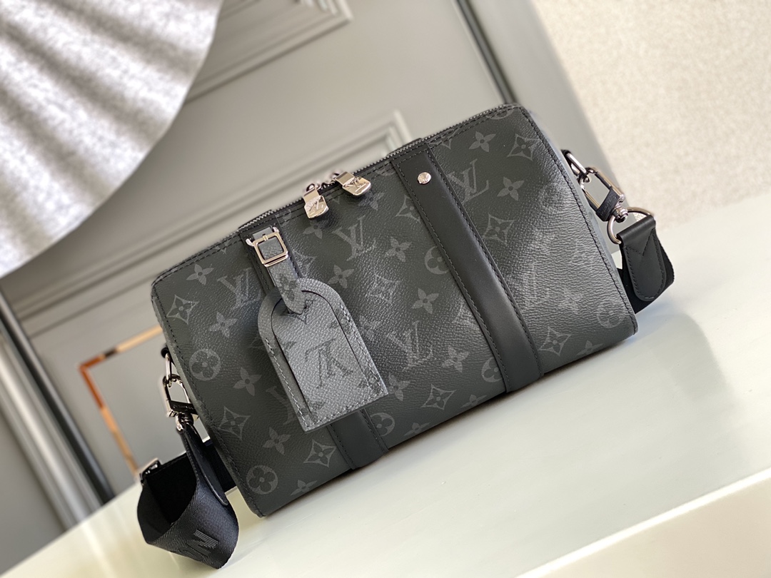 Louis Vuitton LV Keepall Handbags Travel Bags Monogram Canvas Cowhide Down Fabric