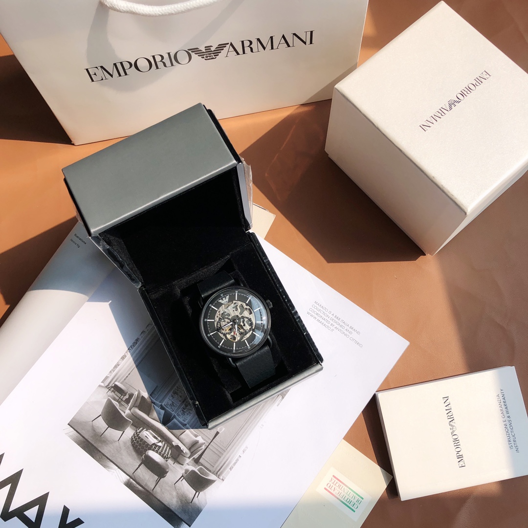 Reloj mecánico totalmente automático para hombre Armani (Armani) original y auténtico, ¡el último modelo en la tienda! …