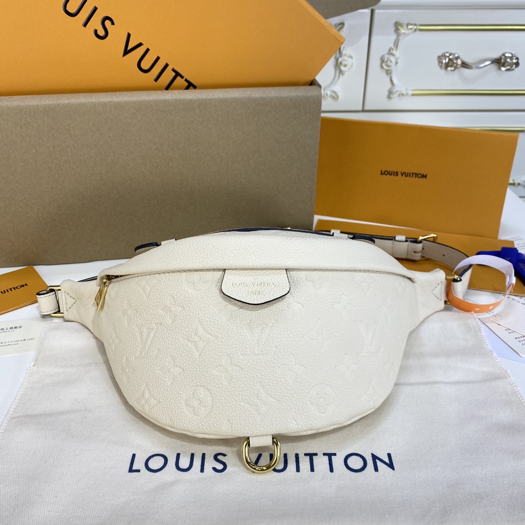 Louis Vuitton LV Bumbag Belt Bags & Fanny Packs Black White Casual M44812