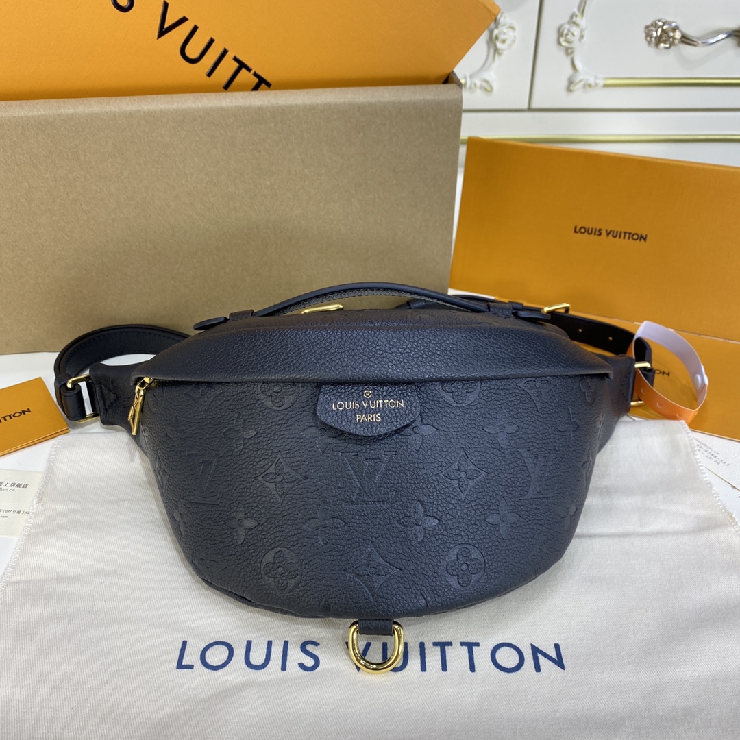 Louis Vuitton LV Bumbag Belt Bags & Fanny Packs Black White Casual M44812