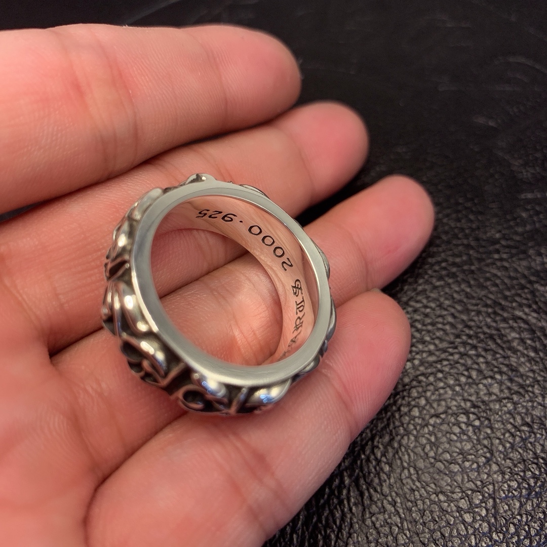 Chrome Hearts 𝐂𝐡𝐫𝐨𝐦𝐞 𝐡𝐞𝐚𝐫𝐭𝐬克罗心 永蔓之腾戒指