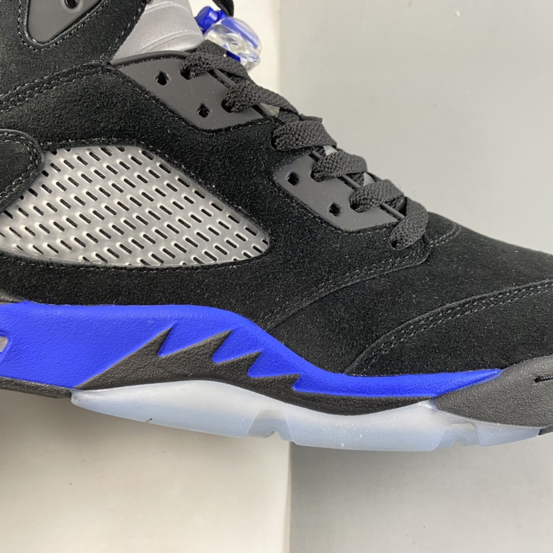 P500  Air Jordan AJ5乔丹5代复古篮球鞋 黑蓝 CT4838-004