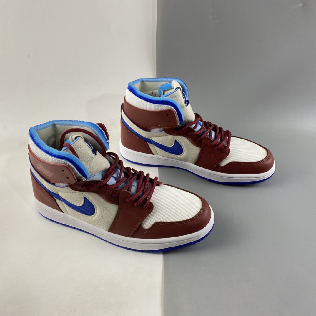 P260  NIKE  Air Jordan 1 Zoom Comfort 乔丹一代中帮经典复古文化休闲运动篮球鞋 CT0979-104