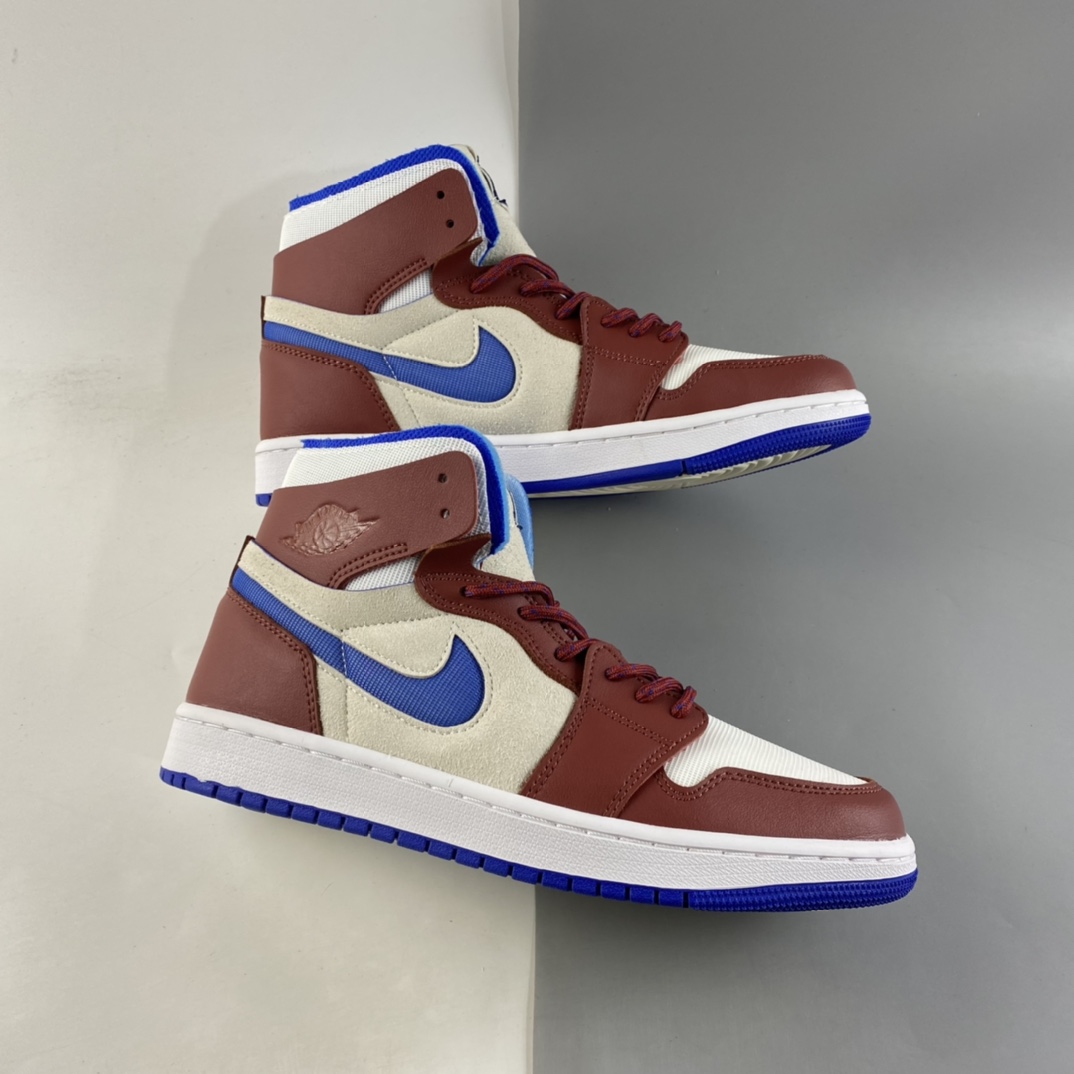 P260  NIKE  Air Jordan 1 Zoom Comfort 乔丹一代中帮经典复古文化休闲运动篮球鞋 CT0979-104