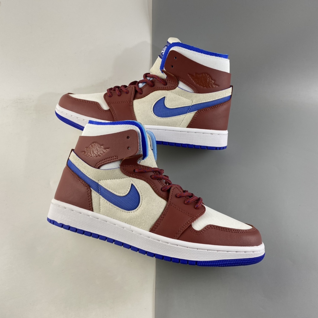 P260  NIKE  Air Jordan 1 Zoom Comfort 乔丹一代中帮经典复古文化休闲运动篮球鞋 CT0979-104