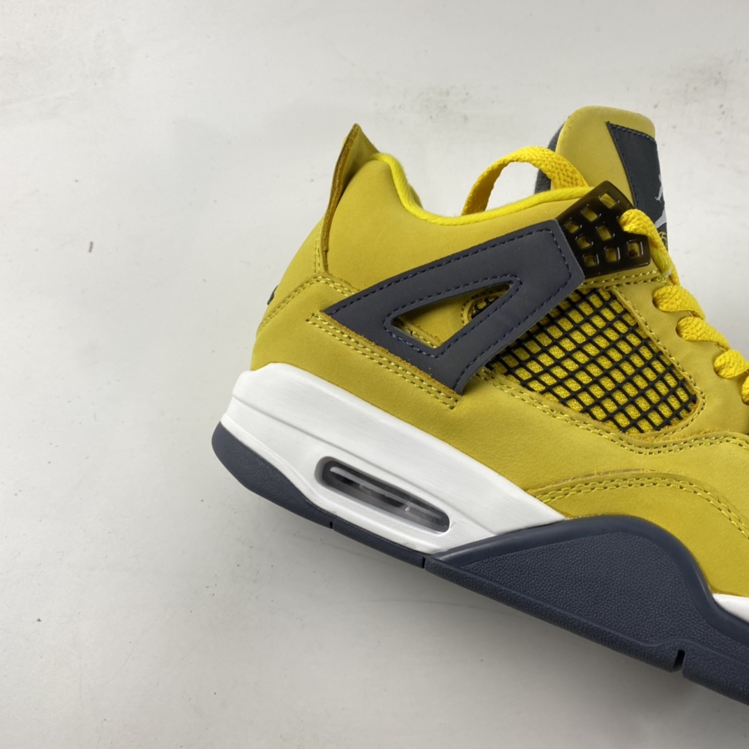 P400  Air Jordan 4“Lightning”AJ4 乔4复刻白黄电母 头层篮球鞋 CT8527-700