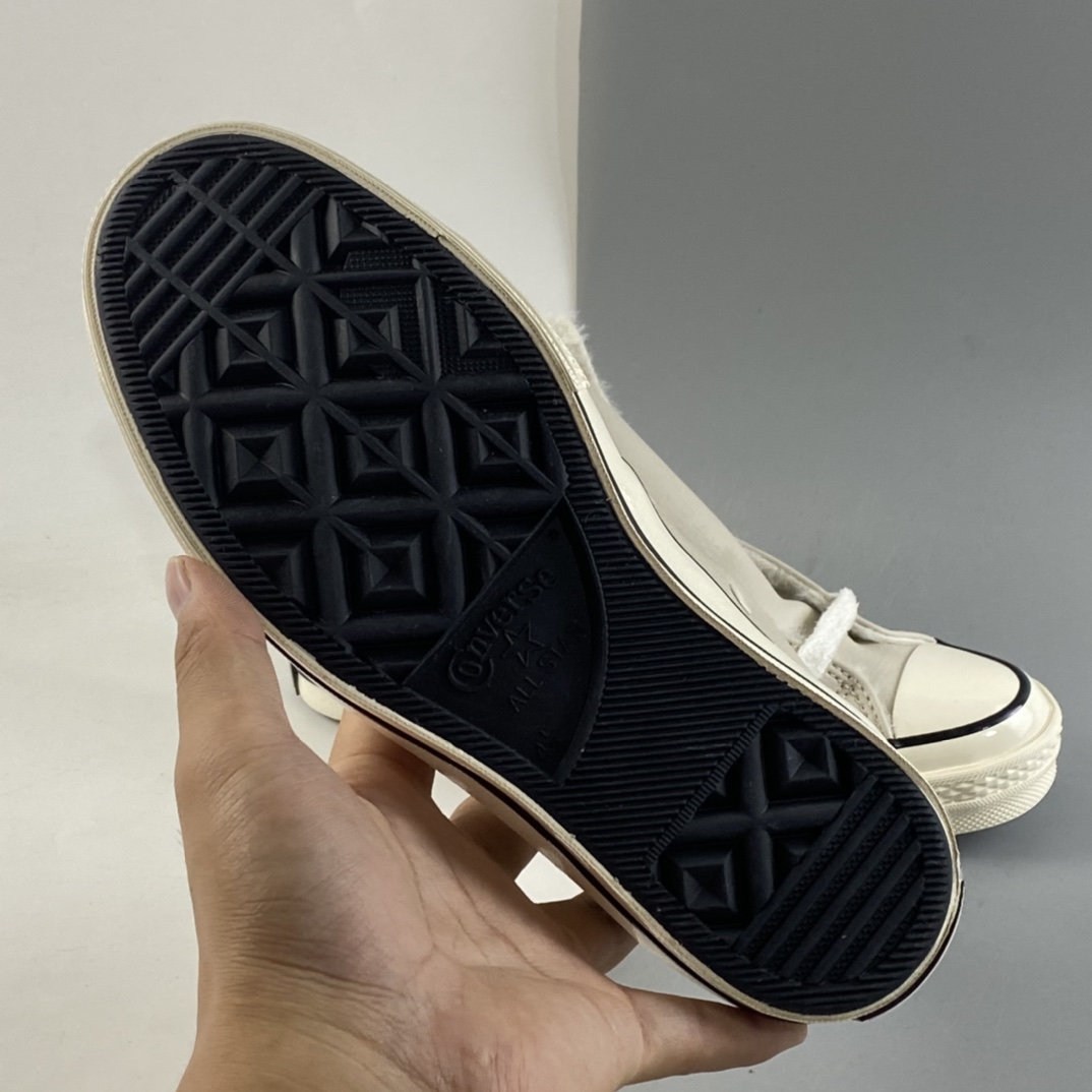 P130  加绒款 Converse Chuck 70s 匡威皮面高帮休闲板鞋 569515C