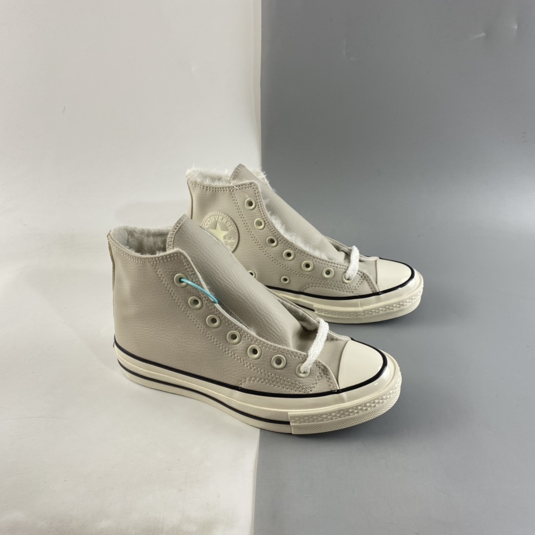 P130  加绒款 Converse Chuck 70s 匡威皮面高帮休闲板鞋 569515C