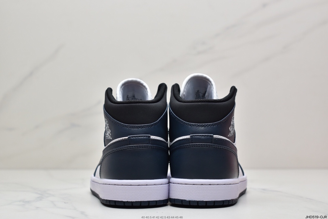 190 Air Jordan 1 Mid 乔一中邦 当前市场最优版本 554724-411