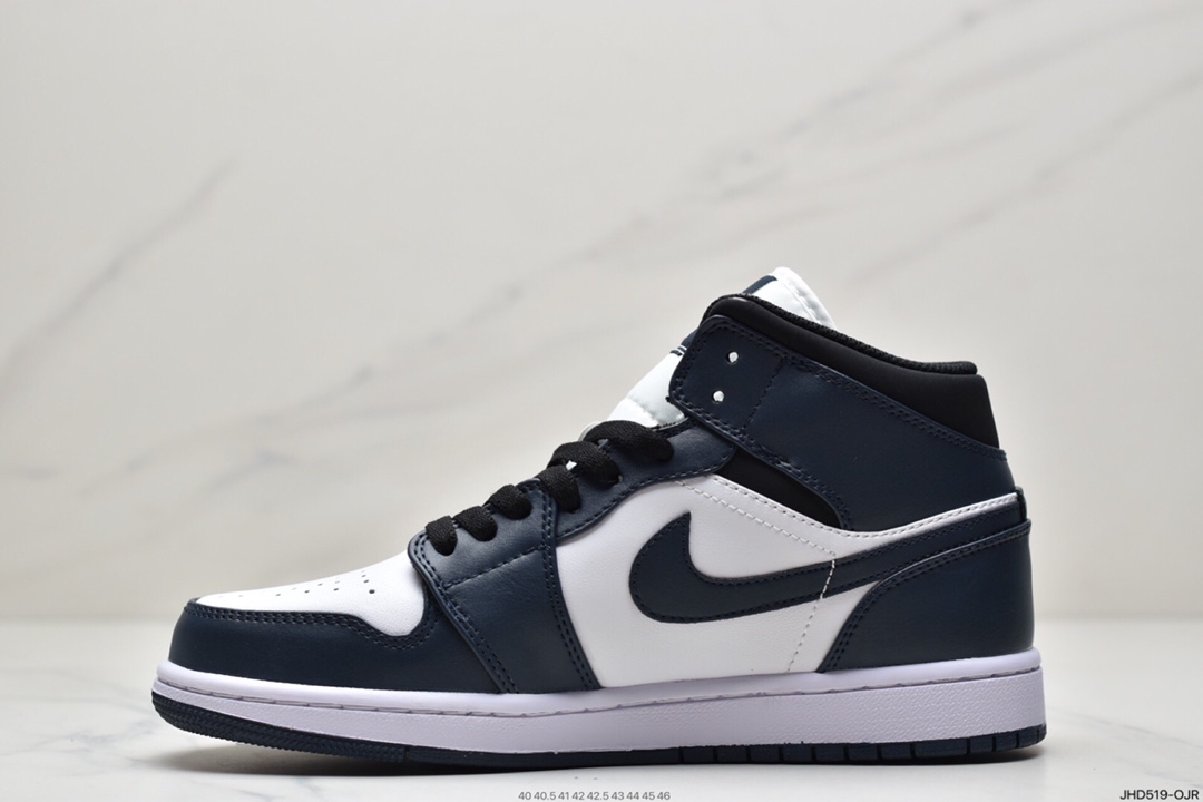 190 Air Jordan 1 Mid 乔一中邦 当前市场最优版本 554724-411