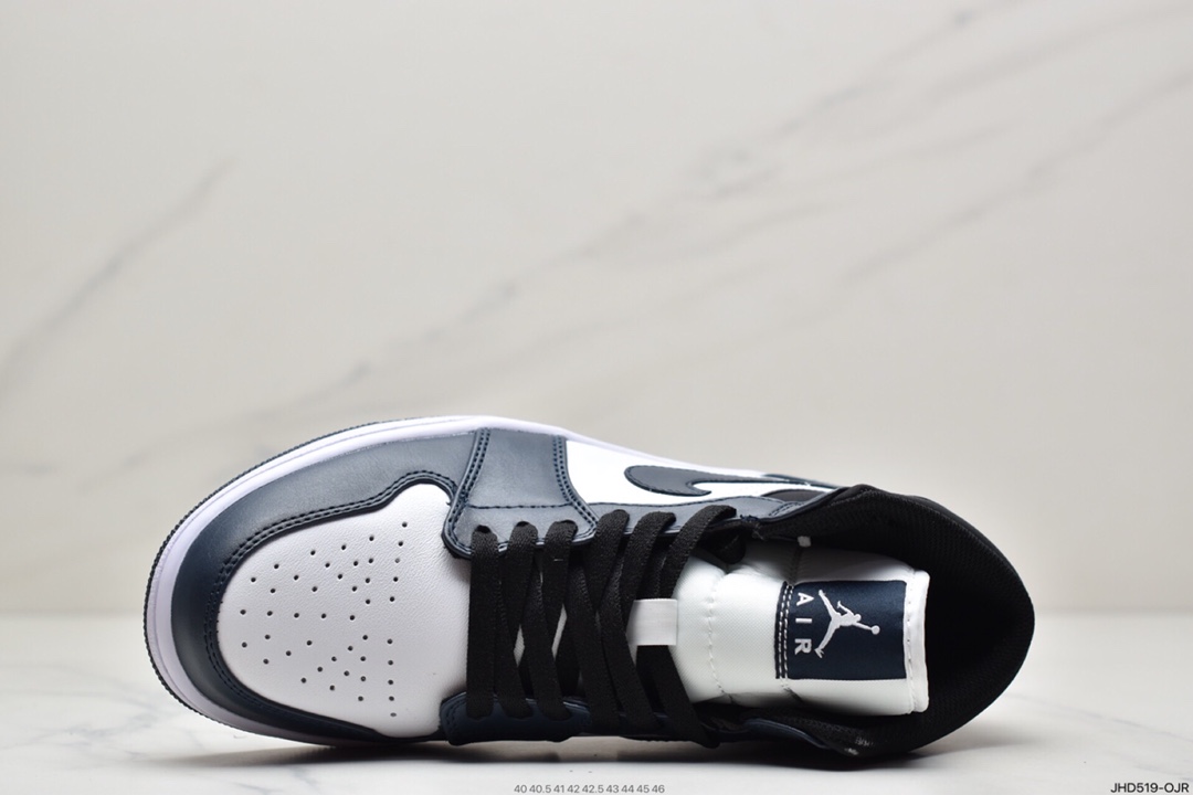 190 Air Jordan 1 Mid 乔一中邦 当前市场最优版本 554724-411
