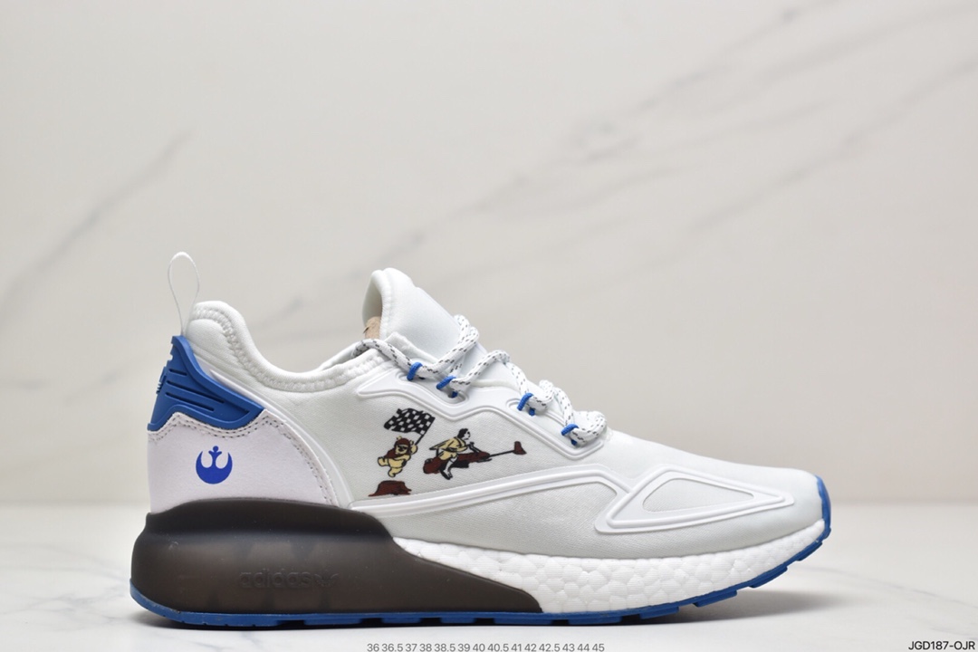 180 阿迪达斯 ZX 2K Boost  这款街头经典板鞋G55568