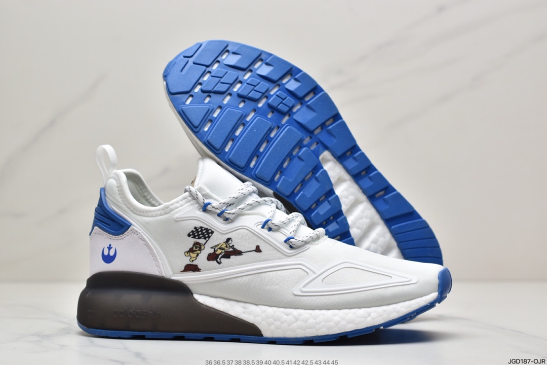 180 阿迪达斯 ZX 2K Boost  这款街头经典板鞋G55568