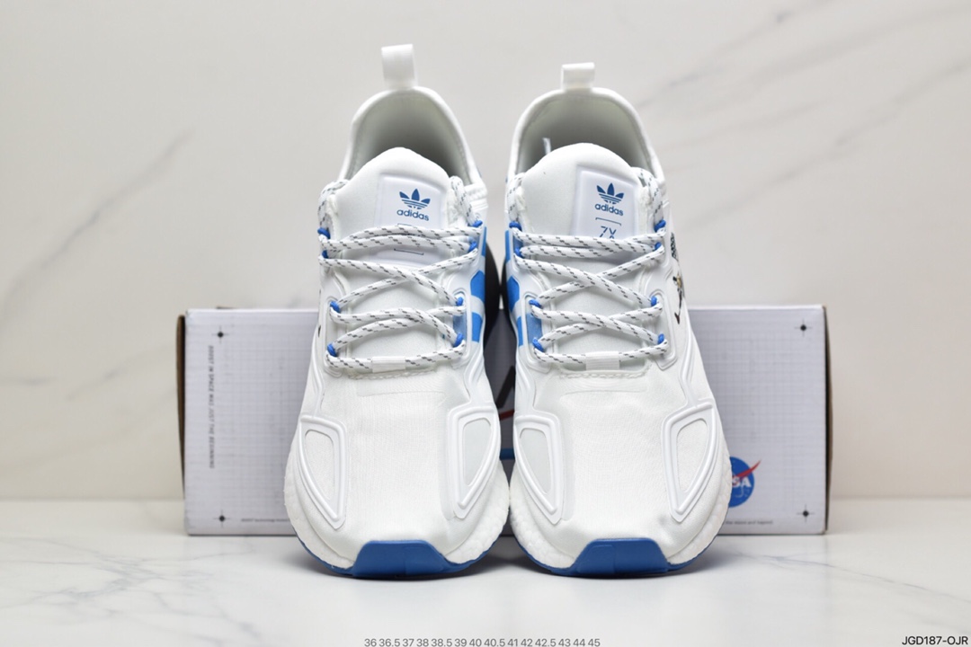 180 阿迪达斯 ZX 2K Boost  这款街头经典板鞋G55568