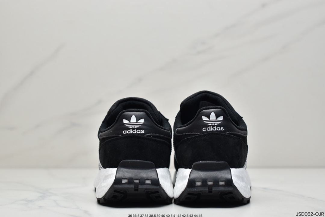200 阿迪达斯adidas Racing 1 Boost Prototype  速度轻盈复古系列百搭透气运动慢跑鞋 HO3078