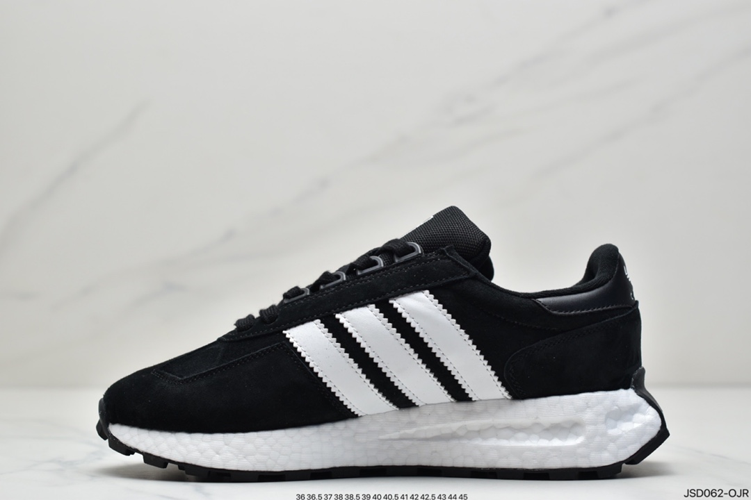 200 阿迪达斯adidas Racing 1 Boost Prototype  速度轻盈复古系列百搭透气运动慢跑鞋 HO3078