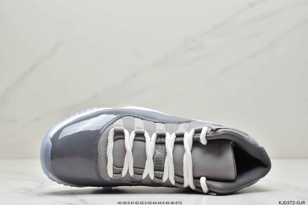 450  乔11 Air Jordan 11 Retro “Cool Grey” 酷灰AJ11灰色原厂高亮漆皮 CT8012-005