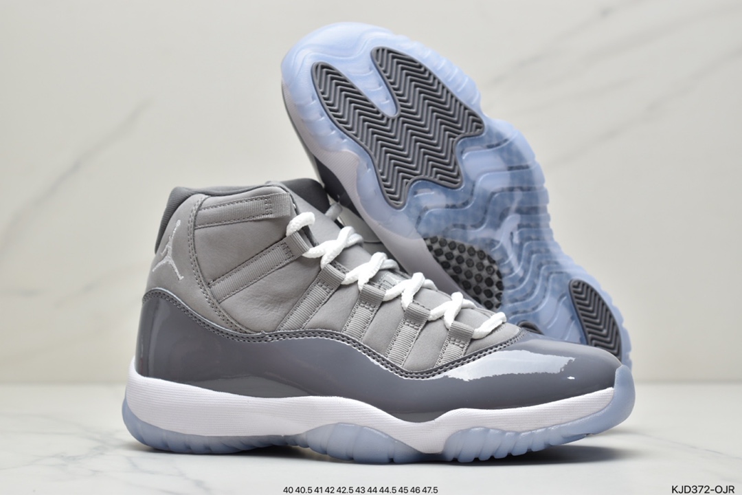 450  乔11 Air Jordan 11 Retro “Cool Grey” 酷灰AJ11灰色原厂高亮漆皮 CT8012-005