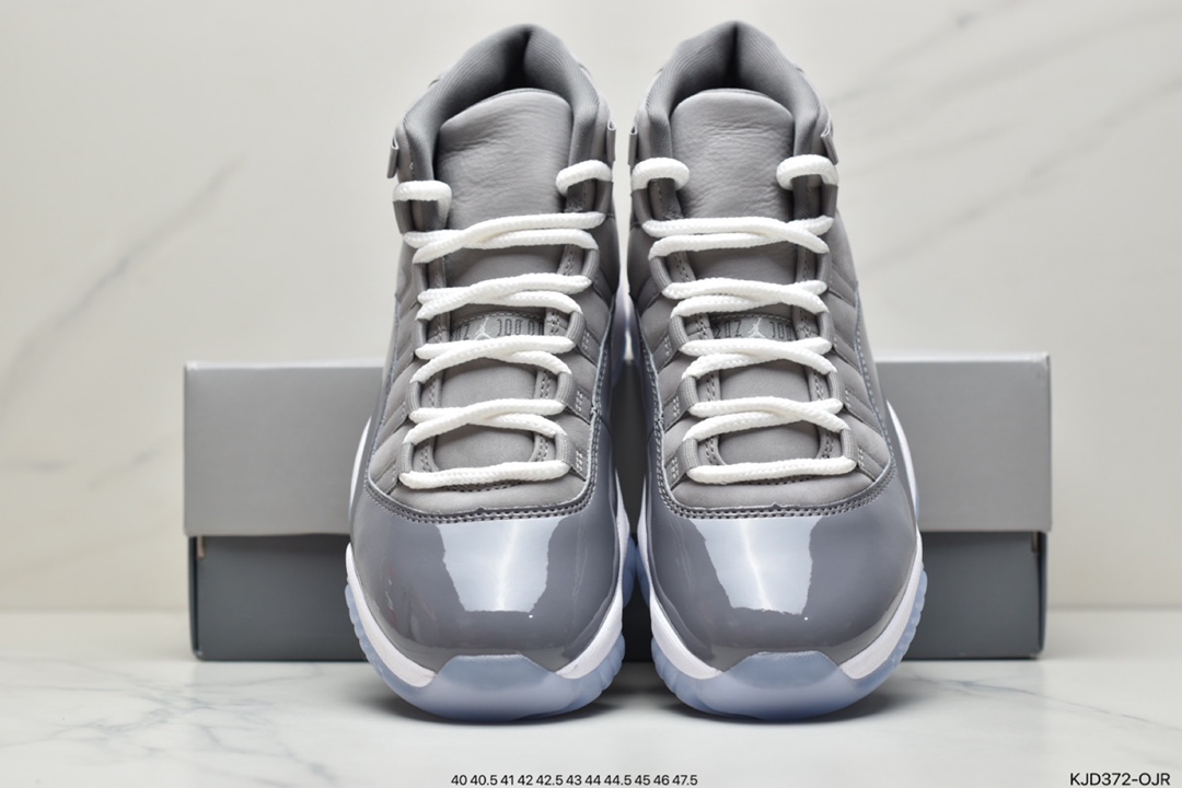 450  乔11 Air Jordan 11 Retro “Cool Grey” 酷灰AJ11灰色原厂高亮漆皮 CT8012-005