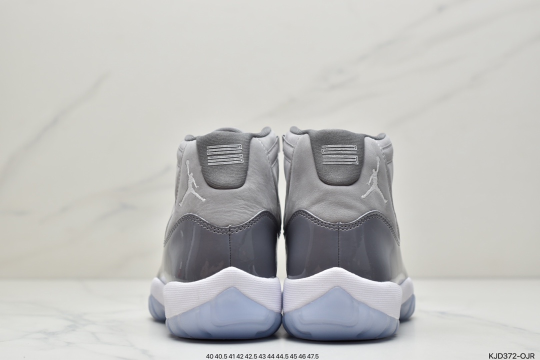 450  乔11 Air Jordan 11 Retro “Cool Grey” 酷灰AJ11灰色原厂高亮漆皮 CT8012-005