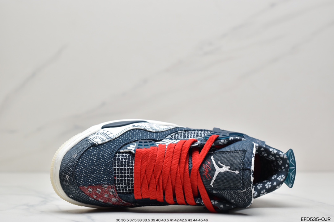 390 Nike Air Jordan 4 Retro SE”Sashiko”迈克尔·乔丹AJ4代中帮篮球鞋CW0898-400