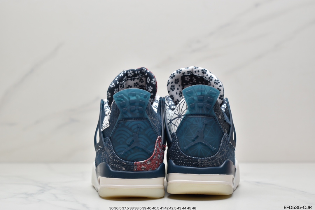 390 Nike Air Jordan 4 Retro SE”Sashiko”迈克尔·乔丹AJ4代中帮篮球鞋CW0898-400
