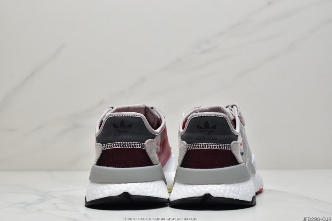 170 阿迪达斯Adidas Nite Jogger 2019 Boost 碳黑三叶草 联名夜行者EF5409