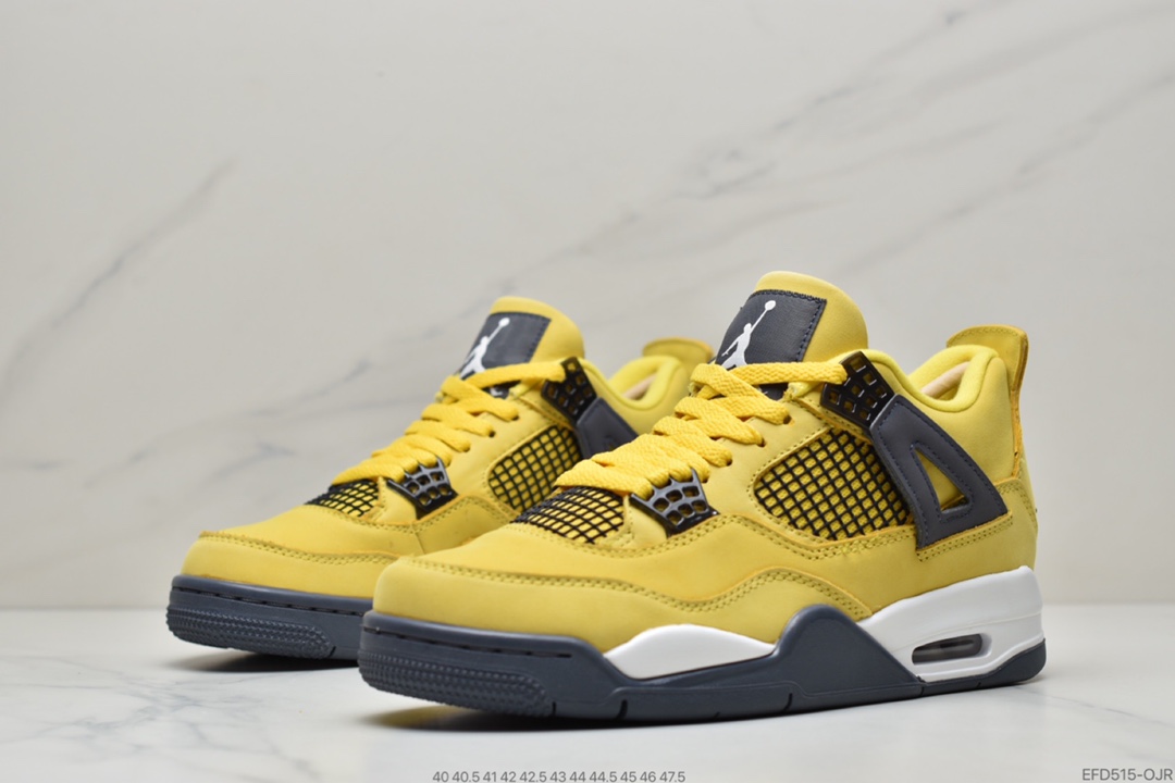 390 乔丹Jordan 4 Retro LightningAJ4 电母/黄闪电 CT8527-700