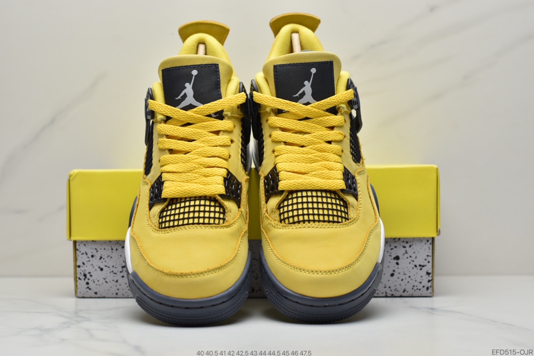 390 乔丹Jordan 4 Retro LightningAJ4 电母/黄闪电 CT8527-700